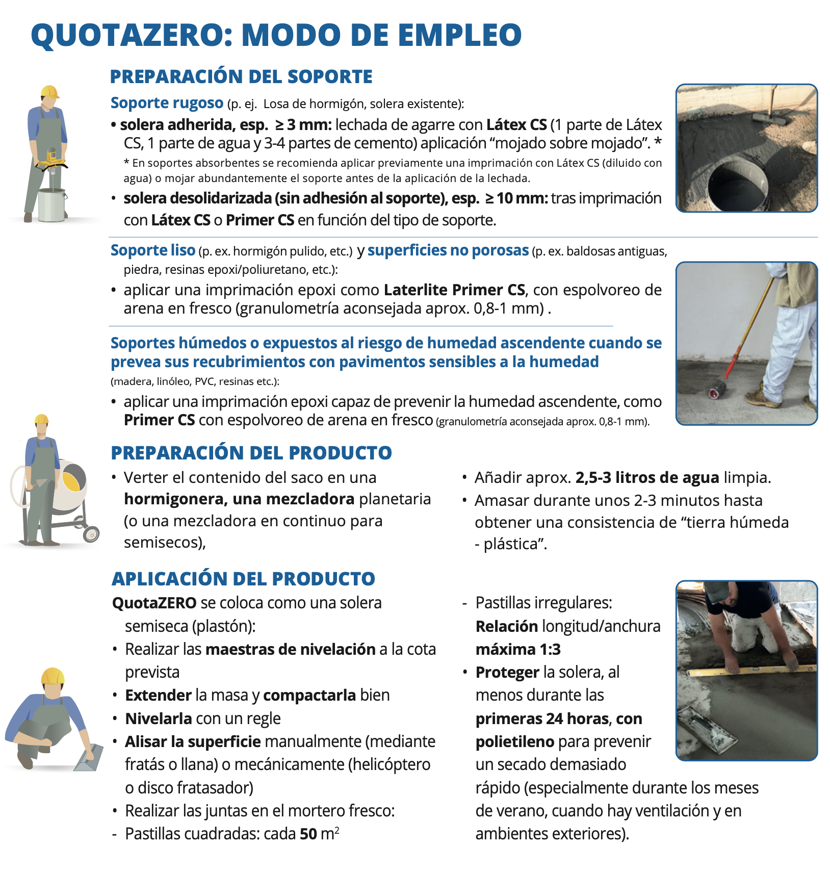 QUOTA ZERO MODO EMPLEO