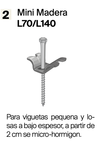 mini madera L70 L140